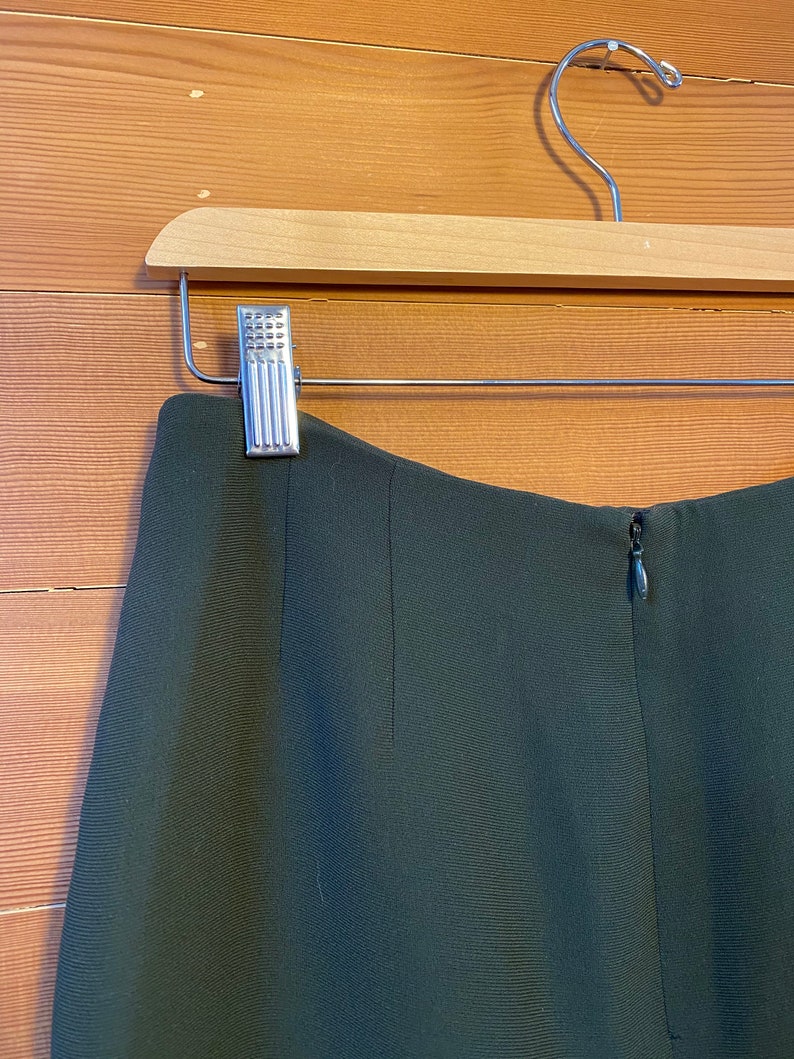 90/'s Jones Wear Olive Pencil Skirt