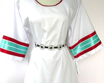 Native American Regalia Pow Wow ADULT Silver-plated CONCHO BELT