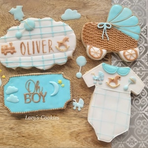 12 baby shower cookies, baby boy shower cookies, oh boy cookies, decorated baby shower cookies, sugar cookies for baby shower, expecting