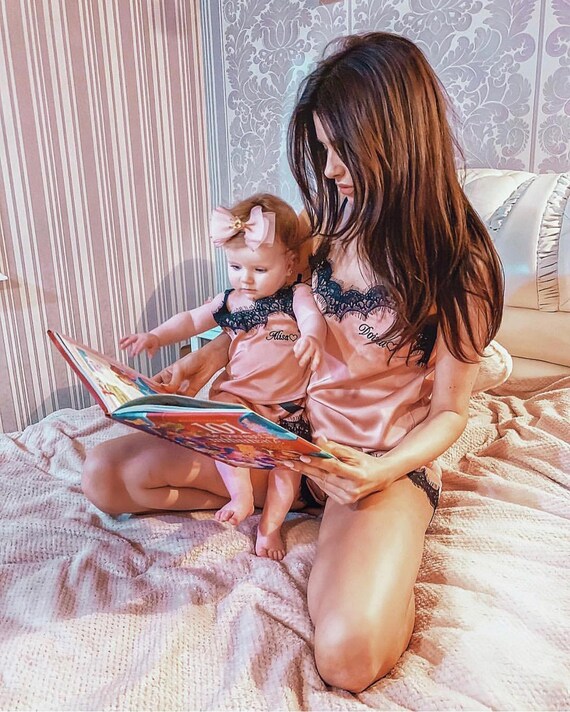 Mother Daughter Matching Robes Mommy and Me Outfit Spa Robes