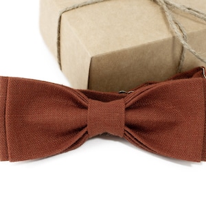 Elegant Earthenware Neckwear - Handmade Terracotta Bow Tie
