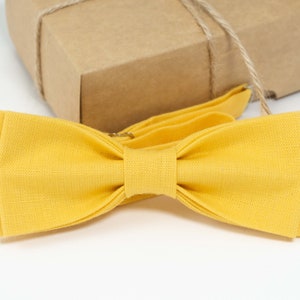 Yellow color bow ties | Yellow bow ties for men, batwing bow ties, groomsmen ties