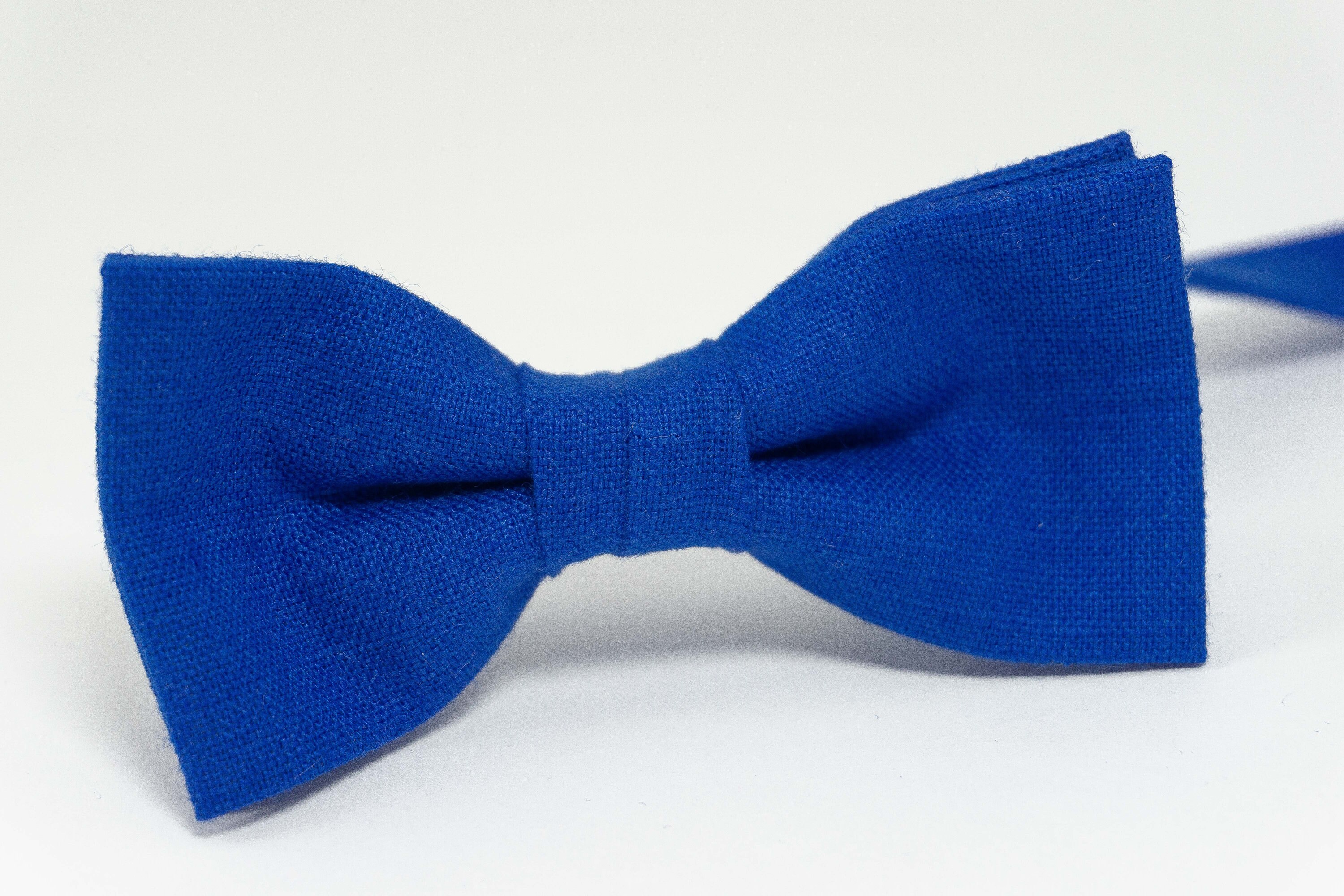 Royal blue bow tie Royal blue mens wedding bow ties | Etsy