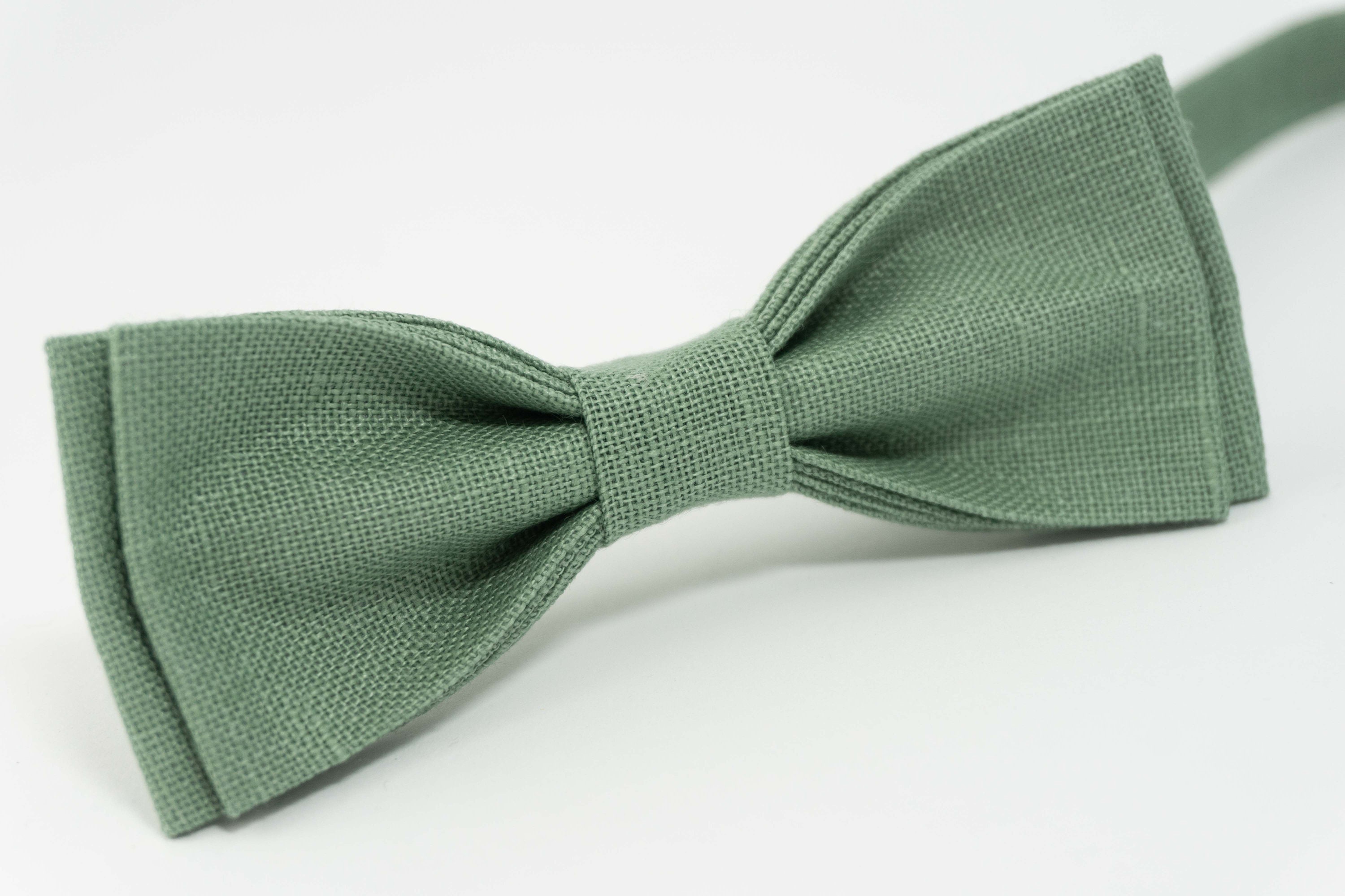 Sage Green Bow Tie Sage Green Color Groomsmen Ties Or Ties For 