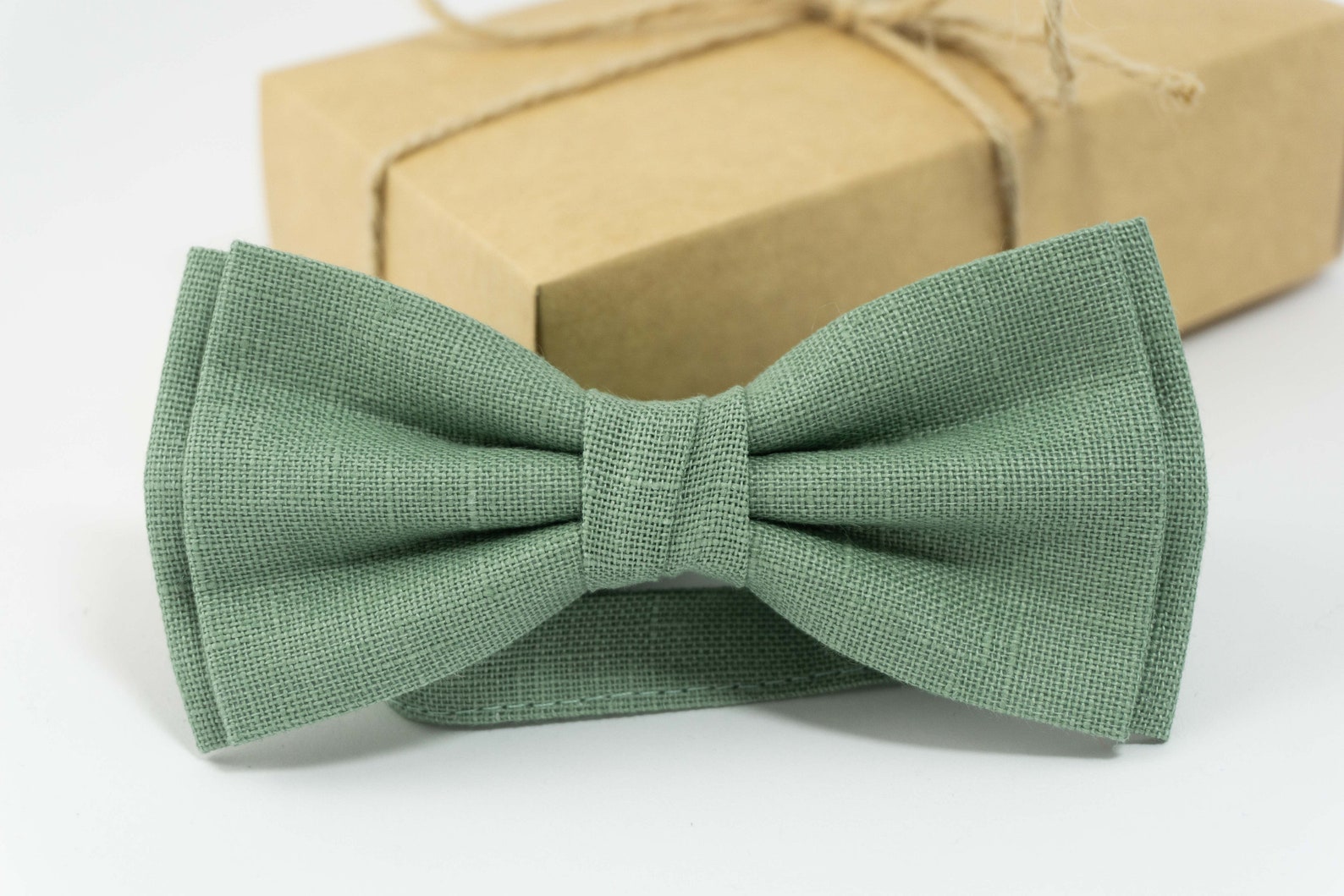 Sage Green Color Bow Tie Sage Green Toddler Bow Ties Sage Green 