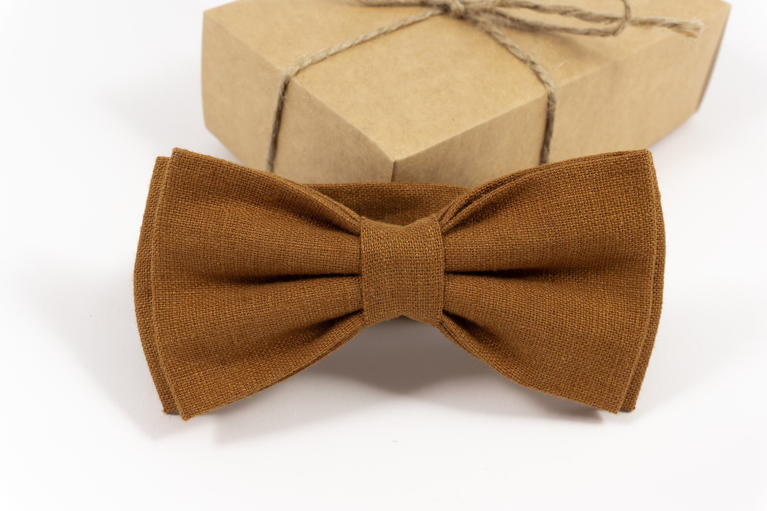 Bow Tie for Men in SOLID CINNAMON Color Solid Cinnamon Kids Etsy