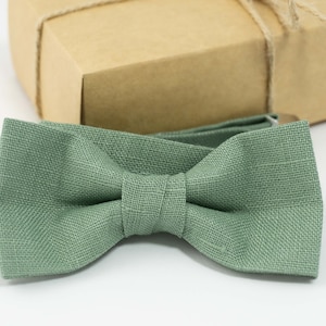 Sage green bow tie | sage green wedding bow ties, sage green bow ties for men