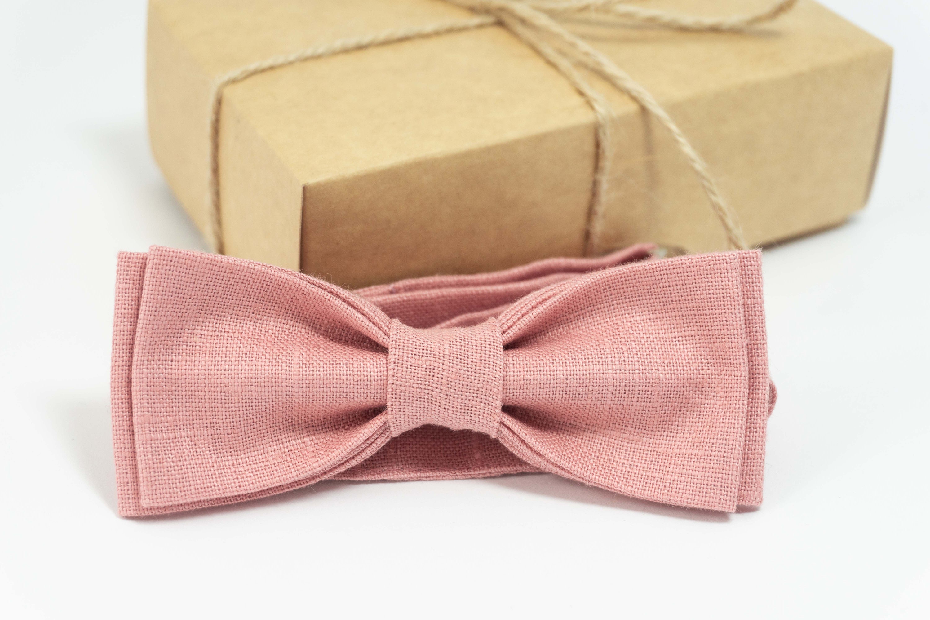 Pink Wedding Bow Ties for Groomsmen Pink Baby Bow Tie Pink Etsy