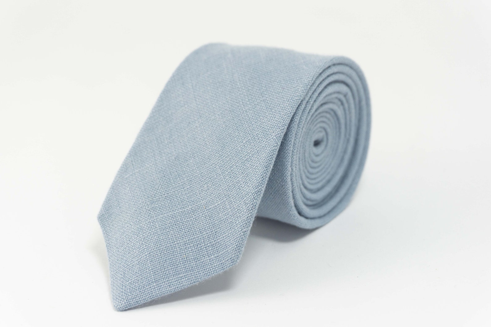 dusty blue necktie