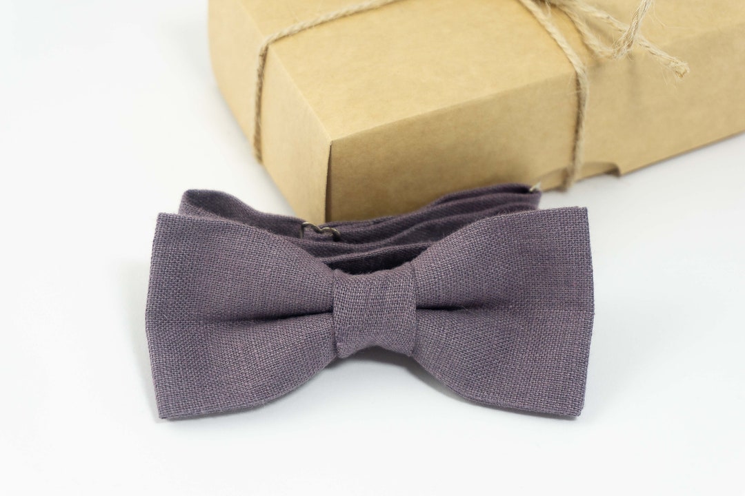 Dusty Purple Bow Tie Groomsmen Bow Tie Toddler Bow Tie - Etsy