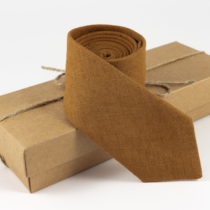 NeckTie CINNAMON Groomsmen Neckties Bridal Wedding Color CINNAMON Pocket square BowTie Special Gift