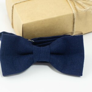 Blaue Hochzeit Fliege |  Blaue Krawatte, fertig gebunden, Krawatte für Trauzeugen, Krawatten für die Hochzeit