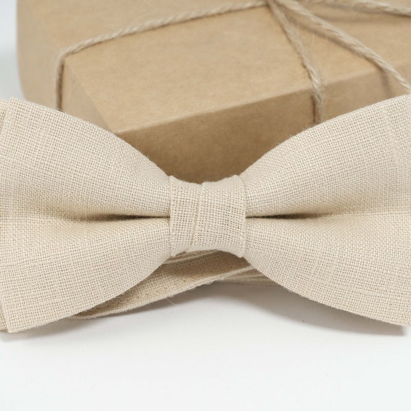 Light sand bow tie | Light sand color bow tie, wedding bow tie, groomsmen tie