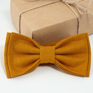 Mustard bow tie | mustard groomsmen ties for weddings, Best men ties