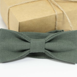 Nœud papillon en eucalyptus - Accessoire polyvalent et élégant pour les mariages, les mariés, les garçons d&#39;honneur et les garçons