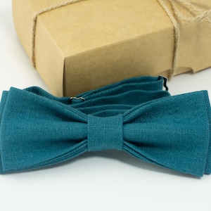 Dark cyan wedding bow tie |  bow ties for men, boys bow ties, Dark cyan skinny tie
