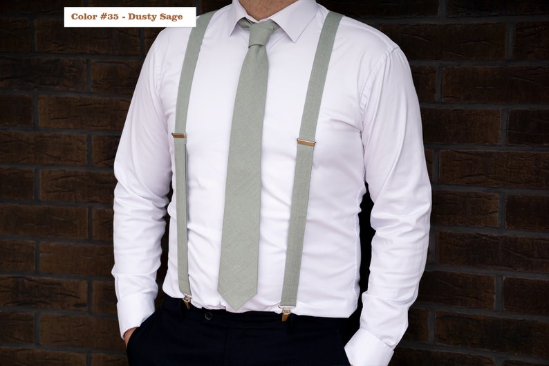 Light purple necktie Light purple linen necktie for your weddings perfect for grooms 画像 3
