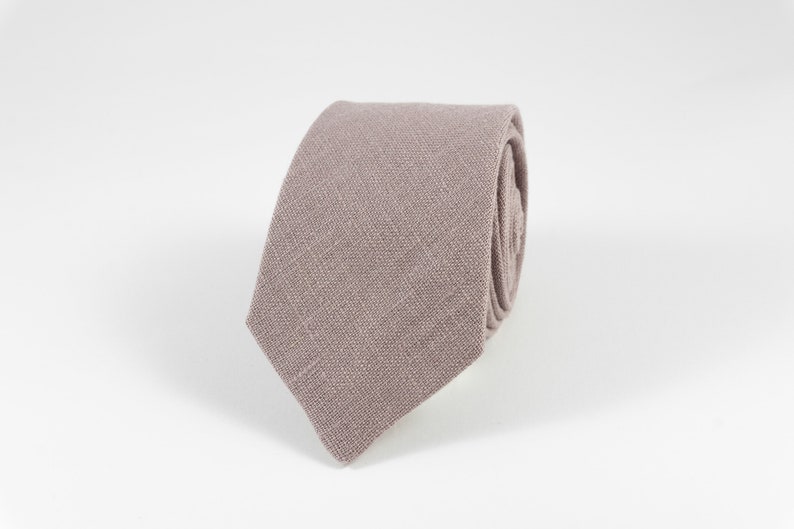 Dusty Mauve Groom Tie Mauve Pink Necktie Mauve purple groomsmen necktie