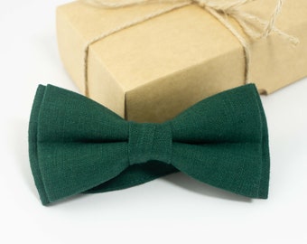 Forest Green Bow Tie | Ideal for Green-Themed Weddings and Men's Fashion