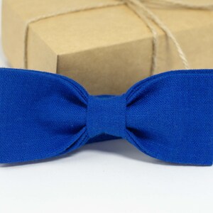 Royal blue wedding bow ties for groomsmen | Royal blue baby bow tie, Royal blue plaid bow tie