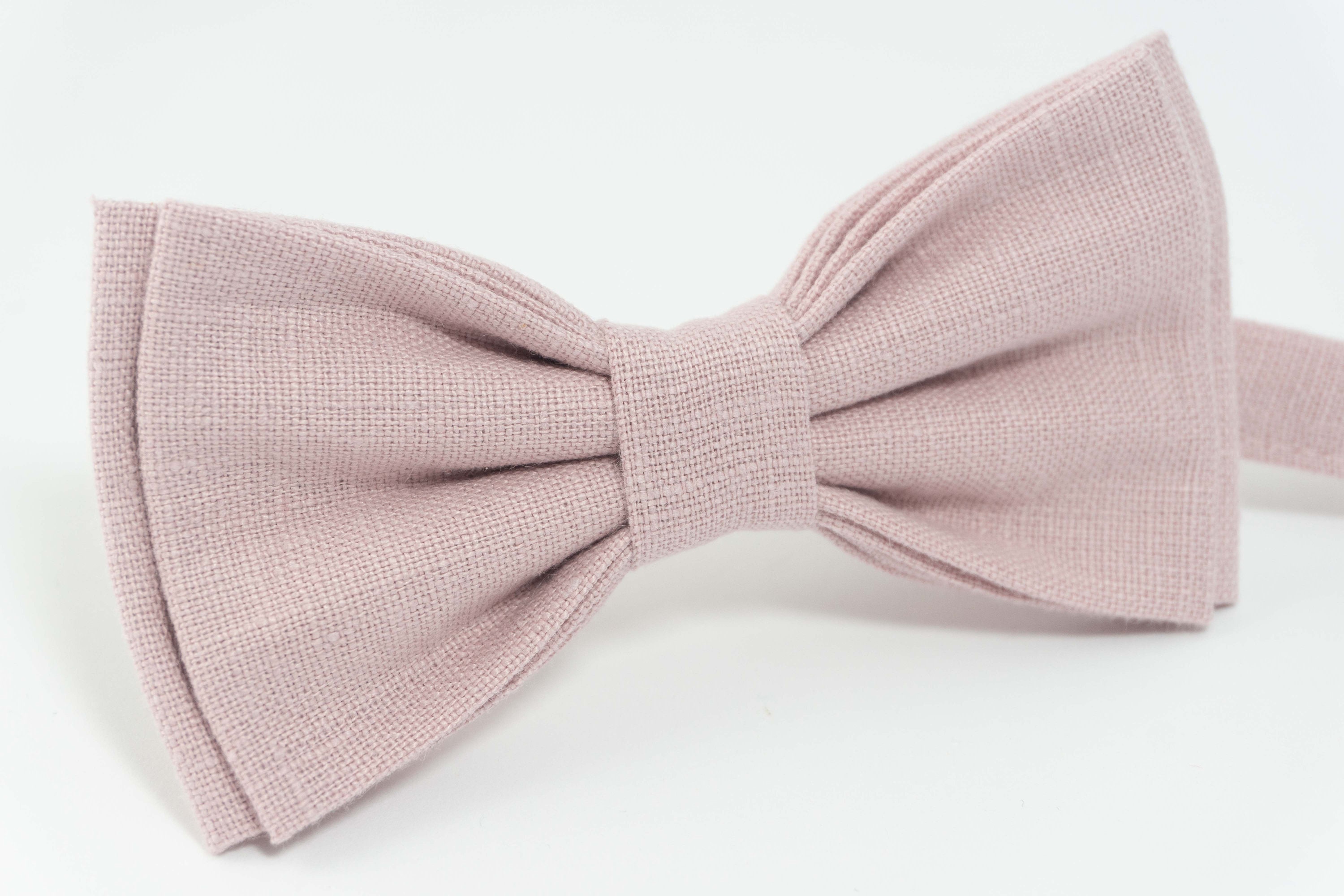 Dusty rose bow tie Dusty rose mens bow ties boys ties mens Etsy
