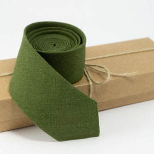 Olive Green wedding necktie, Olive Green ties, Best men ties for wedding