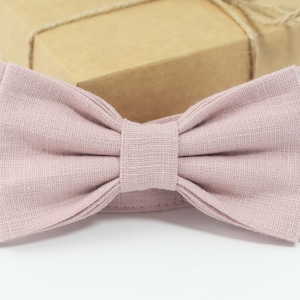Dusty rose bow tie | Dusty rose mens bow ties, boys ties, mens bow tie, mens pocket square, bow tie for men