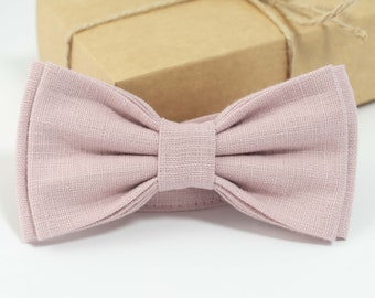 Dusty rose bow tie | Dusty rose mens bow ties, boys ties, mens bow tie, mens pocket square, bow tie for men