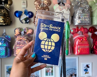 Sip & Snack Around the World Lanyard Kit! - Passport, World Showcase