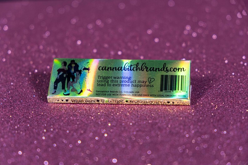 Cannabitch Rolling Papers 1.25 Hemp Vegan Slow Burning Etsy