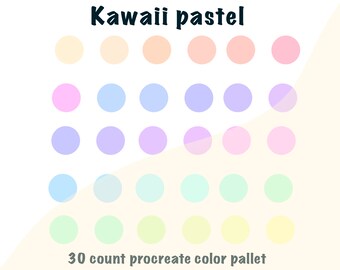 photo Rainbow Hex Aesthetic Pastel Color Palette color pallet etsy