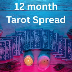 Tiragem de Tarô Anual/12 Meses/Leitura de Tarô/LEITURA NO MESMO DIA/Leitura Intuitiva/Adivinhação/Horóscopo/Leitura Intuitiva/Amor/Romance/Carreira