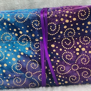 Tarot wrap / Oracle wrap / Lenormand wrap / Omkeerbare Wrap, Tas, Pouch / Reading Cloth / dubbele zak zakje / tarot opslag / gepersonaliseerde tarot wrap
