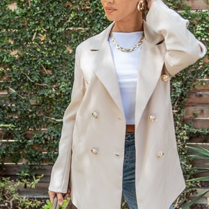 Oversized Double Breasted Blazer
