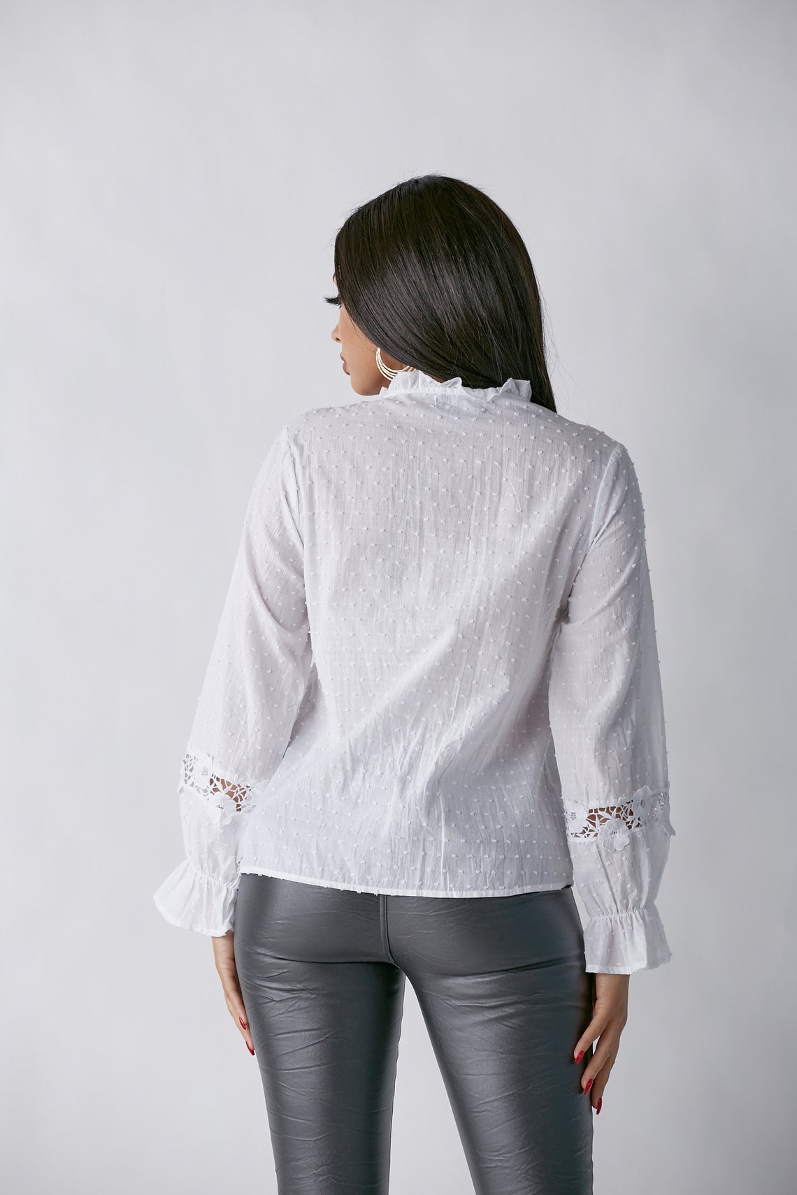 Long Sleeve Ruffle Sleeves - Etsy