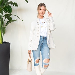 Silver Buttons Band Jacket