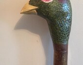 Handcrafted Walking Stick - Hen Pheasant