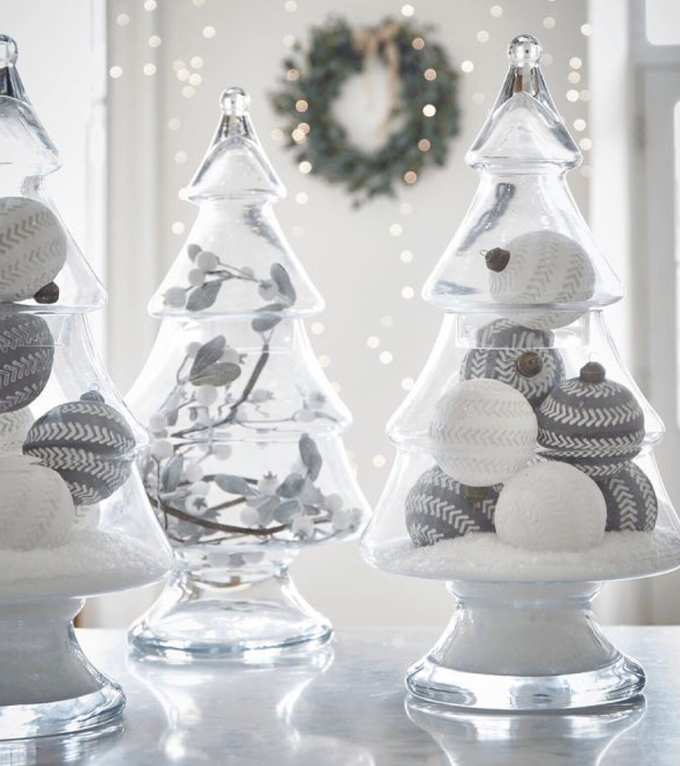 Glass Christmas Tree Storage Jar Etsy