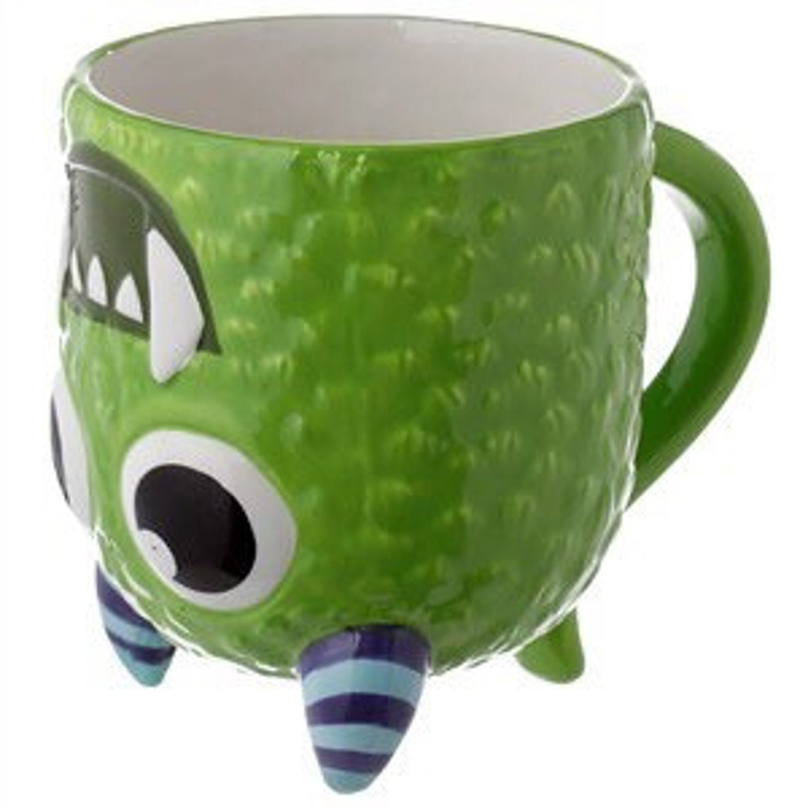 Upside Down Ceramic Green Monster Mug Boxed Etsy