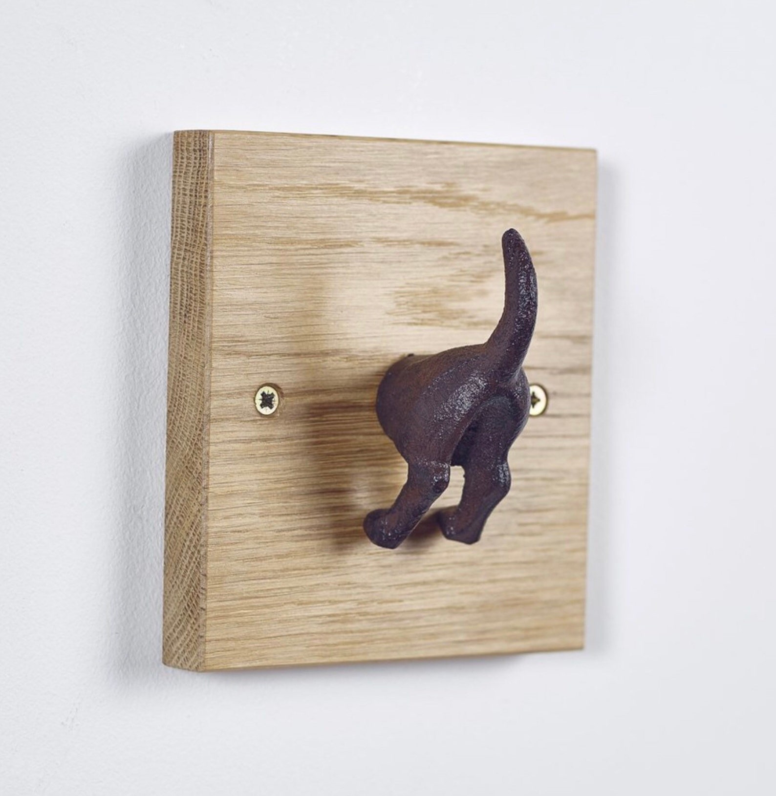 3 hook wall shelf