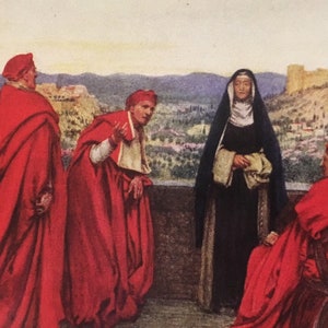 Santa Catarina de Sena negociando com o Papa Gregório XI