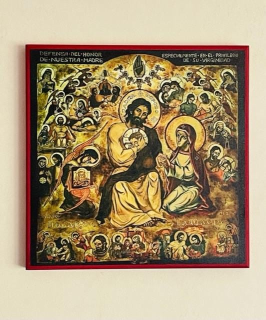 Life of St Joseph Holy Family Wood Mounted Icon Reproduction - Etsy