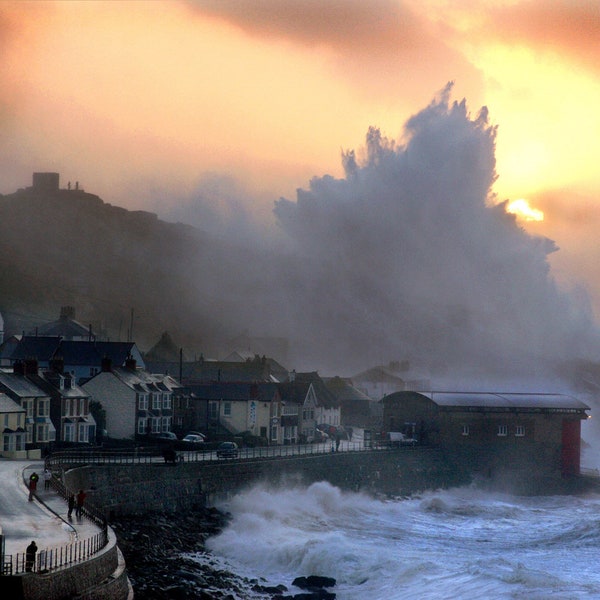 Impression Sennen Storm - Paysage marin de Cornouailles