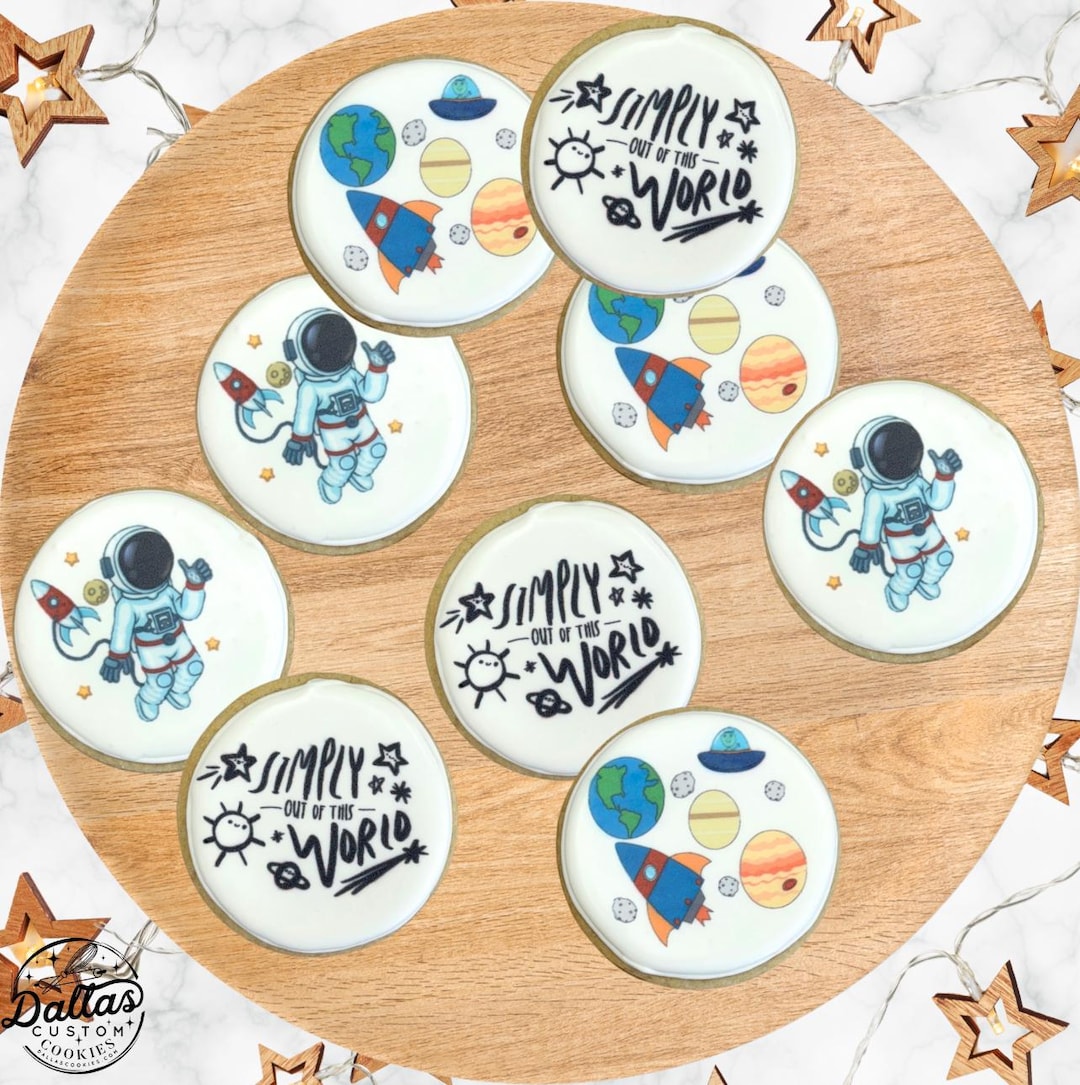 Astronaut Space Themed Rocket Cookies Themed Birthday Event