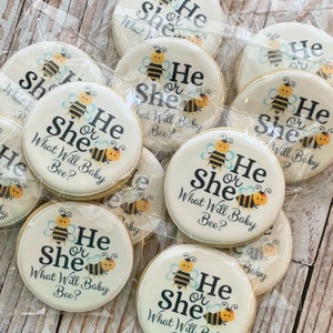 He She What Will It Bee Bumble Bee Themed Gender Reveal Gender Neutral ...