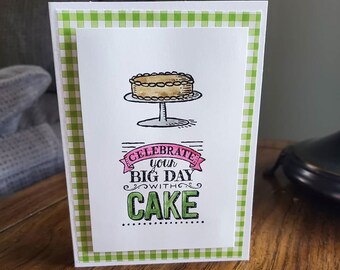 Birthday Card - Cake Card