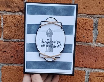 Thinking of You Card - Lighthouse