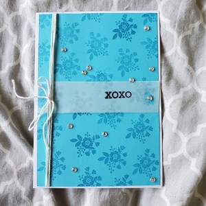 Carte XOXO - Anniversaire - Saint-Valentin - Juste parce que je t’aime