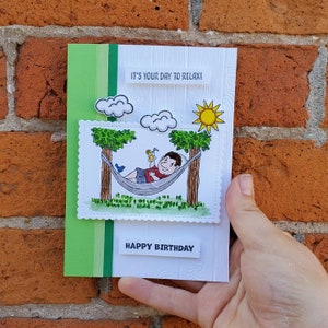 Carte d'anniversaire masculine