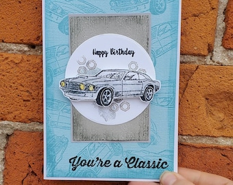 Happy Birthday - You are a Classic - Car Birthday Card